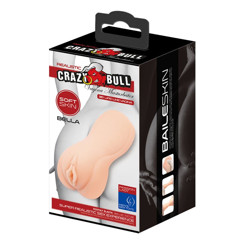 Buy CRAZY BULL BELLA Vagina Stroker - Flesh Vagina Stroker – Naughtyhut NZ sex toys online. Discreet delivery & top brands.