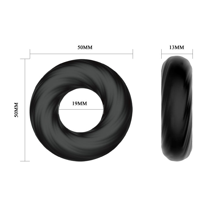 Buy CRAZY BULL Cock Ring - Black Cock Ring – Naughtyhut NZ sex toys online. Discreet delivery & top brands.
