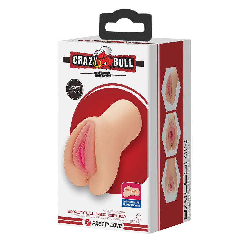 Buy CRAZY BULL ELIANA Vagina Stroker - Flesh Vagina Stroker – Naughtyhut NZ sex toys online. Discreet delivery & top brands.