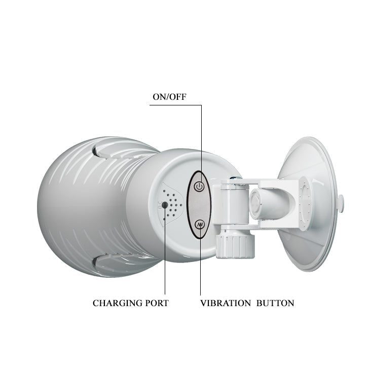 Buy CRAZY BULL FLORA Vibrating Stroker - Flesh USB Rechargeable Vibrating Squeezeable Vagina Stroker with Suction Base – Naughtyhut NZ sex toys online. Discreet delivery & top brands.