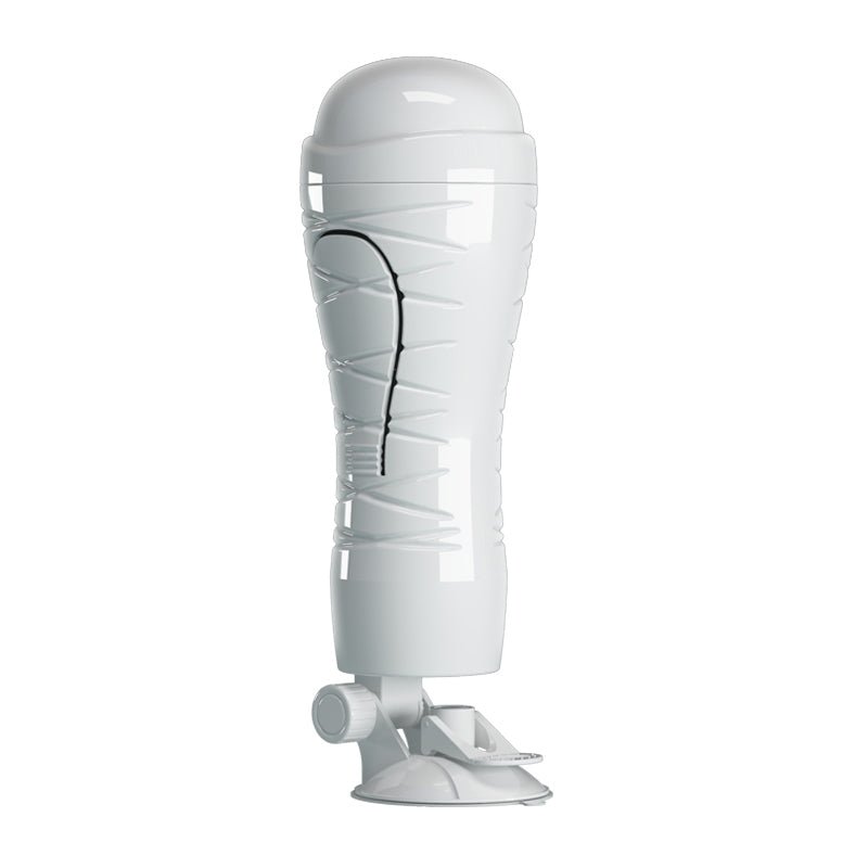 Buy CRAZY BULL FLORA Vibrating Stroker - Flesh USB Rechargeable Vibrating Squeezeable Vagina Stroker with Suction Base – Naughtyhut NZ sex toys online. Discreet delivery & top brands.