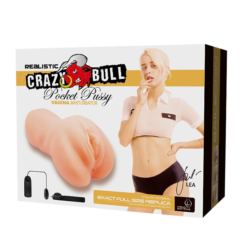 Buy CRAZY BULL LEA Vibrating Vagina Stroker - Flesh Vibrating Vagina Stroker – Naughtyhut NZ sex toys online. Discreet delivery & top brands.