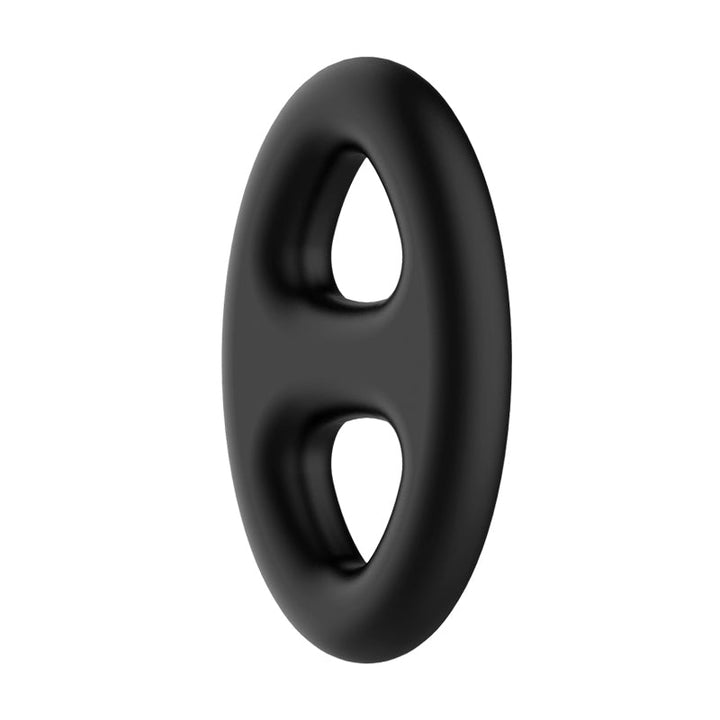 Buy CRAZY BULL Oval Cock & Ball Ring - Black Cock & Ball Ring – Naughtyhut NZ sex toys online. Discreet delivery & top brands.