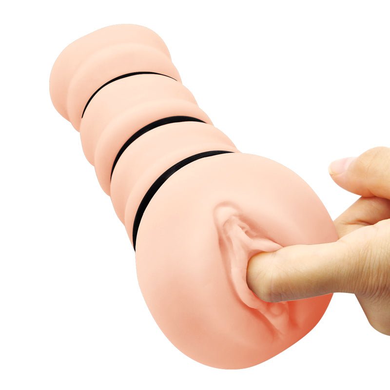 Buy CRAZY BULL ROSSI Vagina Stroker - Flesh Vagina Stroker with Tightening Rings – Naughtyhut NZ sex toys online. Discreet delivery & top brands.