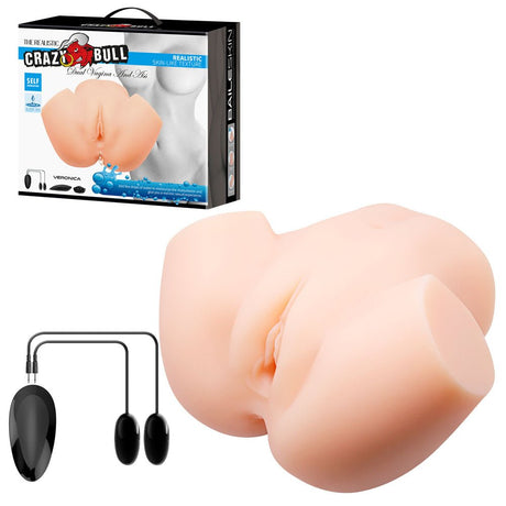 Buy CRAZY BULL VERONICA Vibrating Torso - Flesh Vibrating Torso Masturbator – Naughtyhut NZ sex toys online. Discreet delivery & top brands.