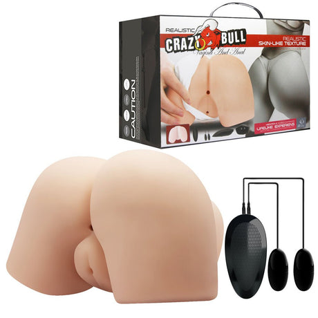 Buy CRAZY BULL Vibrating Doggy Torso - Flesh Vibrating Doggy Style Torso Masturbator – Naughtyhut NZ sex toys online. Discreet delivery & top brands.