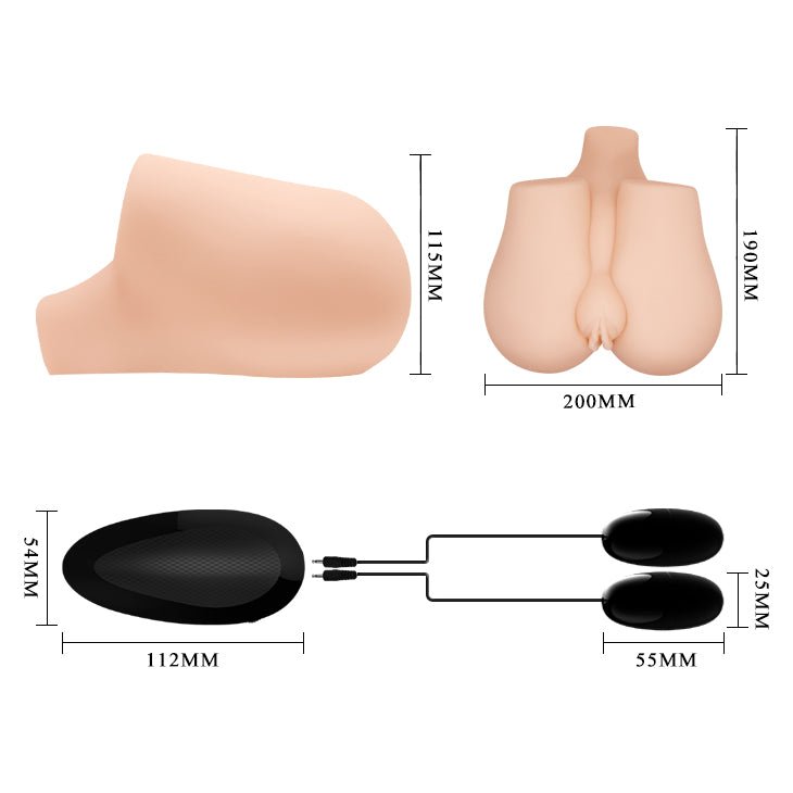 Buy CRAZY BULL Vibrating Missionary Torso - Flesh Vibrating Missionary Torso Masturbator – Naughtyhut NZ sex toys online. Discreet delivery & top brands.