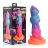 Buy Creature Cocks Aqua - Cock - Glow in Dark Multi - Coloured 19.3 cm Fantasy Dildo – Naughtyhut NZ sex toys online. Discreet delivery & top brands.