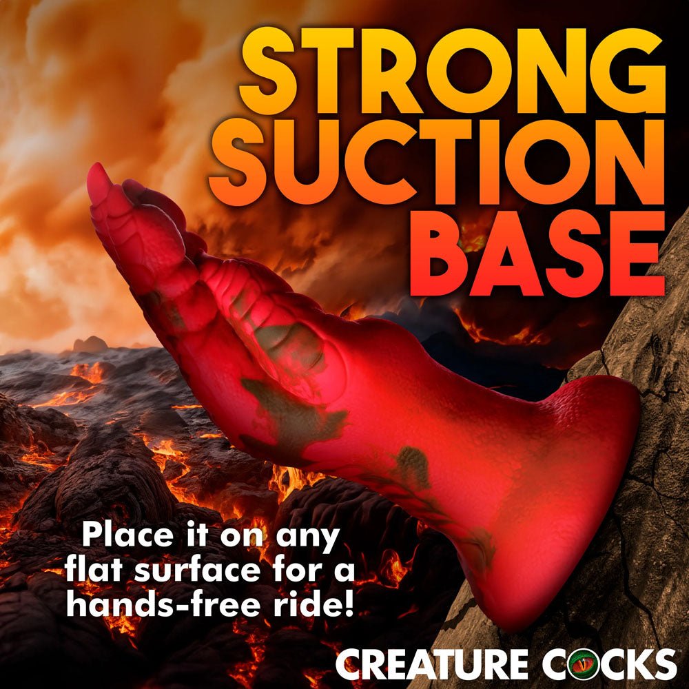 Buy Creature Cocks Demon Claw Fisting Silicone Dildo - Red 21.8 cm Claw Fantasy Dildo – Naughtyhut NZ sex toys online. Discreet delivery & top brands.