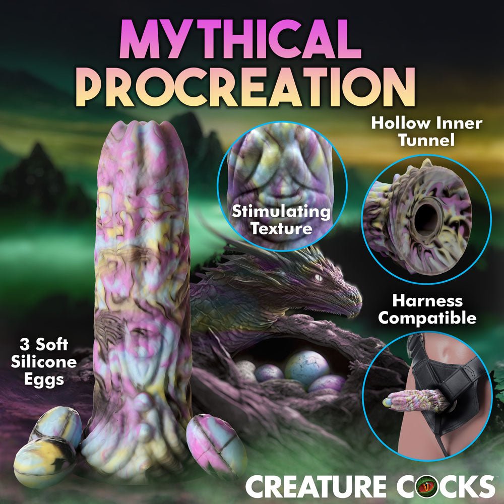 Buy Creature Cocks Dragon Spawn - Multi - Coloured 18.5 cm Ovipositor Fantasy Dildo – Naughtyhut NZ sex toys online. Discreet delivery & top brands.