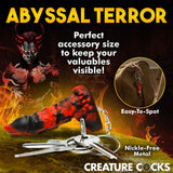 Buy Creature Cocks Fire Demon Keychain - Novelty Fantasy Dildo Keyring – Naughtyhut NZ sex toys online. Discreet delivery & top brands.