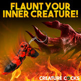 Buy Creature Cocks Fire Demon Keychain - Novelty Fantasy Dildo Keyring – Naughtyhut NZ sex toys online. Discreet delivery & top brands.