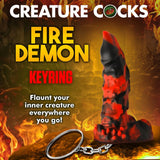 Buy Creature Cocks Fire Demon Keychain - Novelty Fantasy Dildo Keyring – Naughtyhut NZ sex toys online. Discreet delivery & top brands.