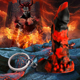 Buy Creature Cocks Fire Demon Keychain - Novelty Fantasy Dildo Keyring – Naughtyhut NZ sex toys online. Discreet delivery & top brands.