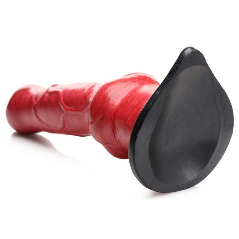Buy Creature Cocks Hell - Hound Canine Penis Silicone Dildo - Red 19 cm Canine Dildo – Naughtyhut NZ sex toys online. Discreet delivery & top brands.