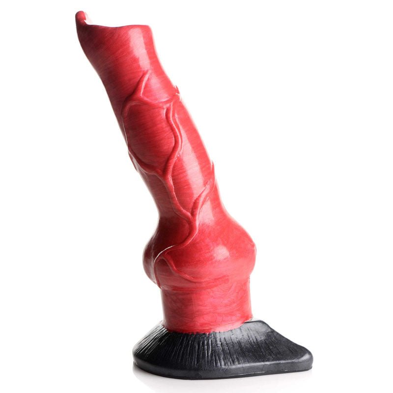 Buy Creature Cocks Hell - Hound Canine Penis Silicone Dildo - Red 19 cm Canine Dildo – Naughtyhut NZ sex toys online. Discreet delivery & top brands.