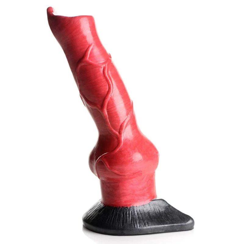 Creature Cocks Hell - Hound Canine Penis Silicone Dildo - Red 19 cm Canine Dildo – Sex toys NZ by Naughtyhut. Discreet delivery nationwide.