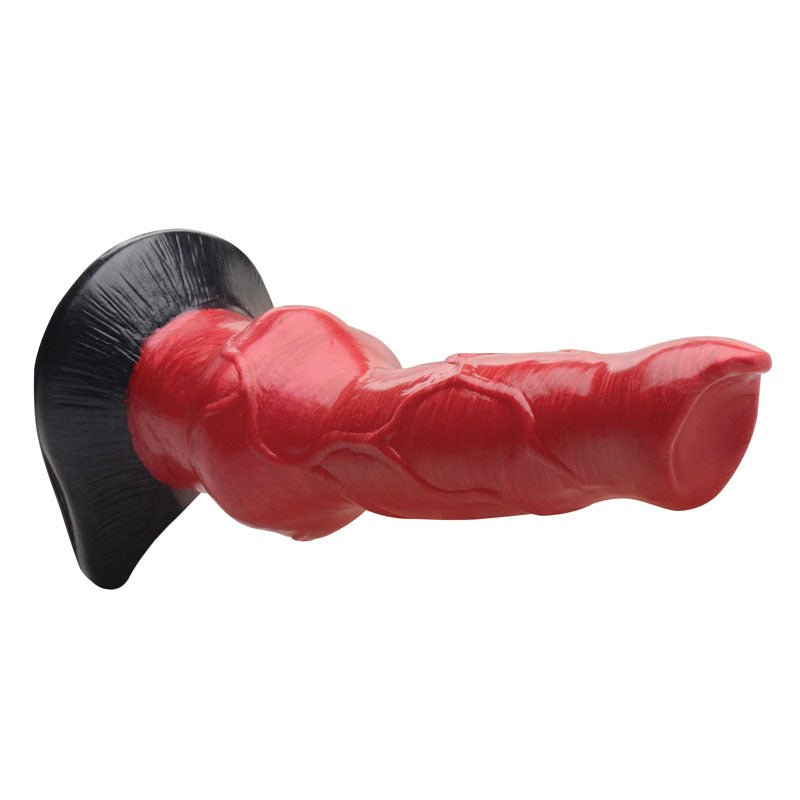 Buy Creature Cocks Hell - Hound Canine Penis Silicone Dildo - Red 19 cm Canine Dildo – Naughtyhut NZ sex toys online. Discreet delivery & top brands.