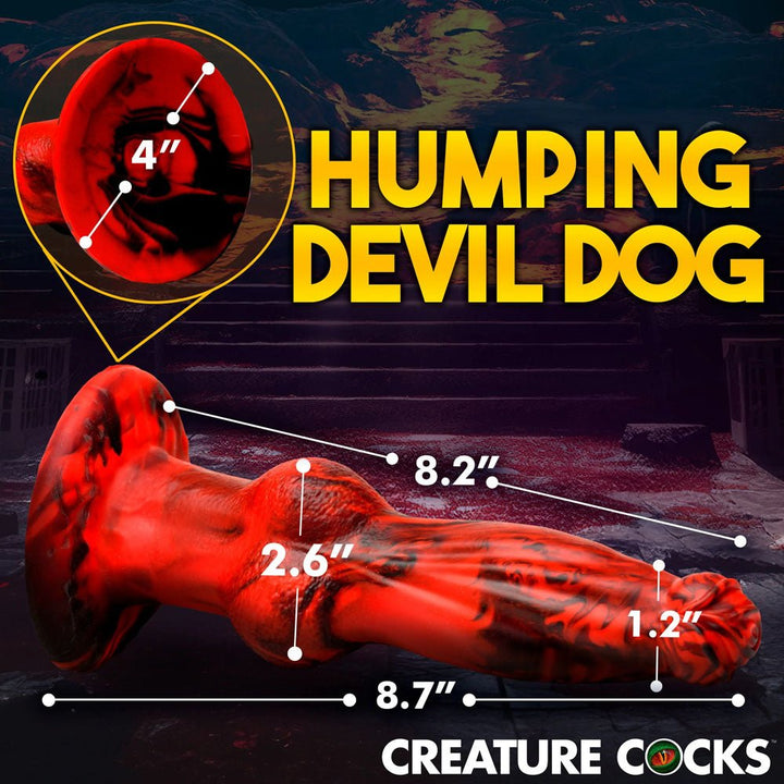 Buy Creature Cocks Hell Wolf - Red 22 cm USB Rechargeable Thrusting Fantasy Dildo – Naughtyhut NZ sex toys online. Discreet delivery & top brands.