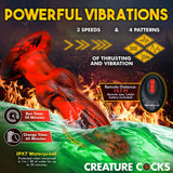 Buy Creature Cocks Hell Wolf - Red 22 cm USB Rechargeable Thrusting Fantasy Dildo – Naughtyhut NZ sex toys online. Discreet delivery & top brands.