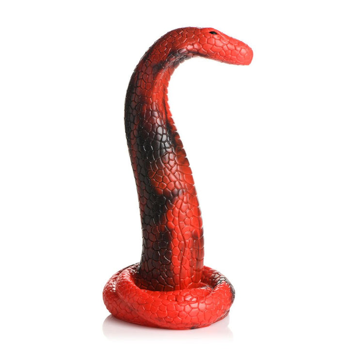 Buy Creature Cocks King Cobra Silicone Dildo - Red 21.4 cm Fantasy Dildo – Naughtyhut NZ sex toys online. Discreet delivery & top brands.