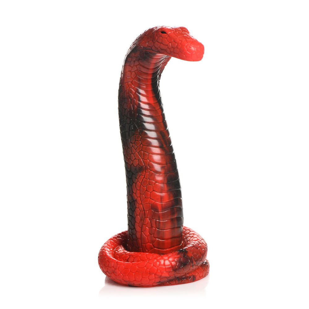 Buy Creature Cocks King Cobra Silicone Dildo - Red 21.4 cm Fantasy Dildo – Naughtyhut NZ sex toys online. Discreet delivery & top brands.