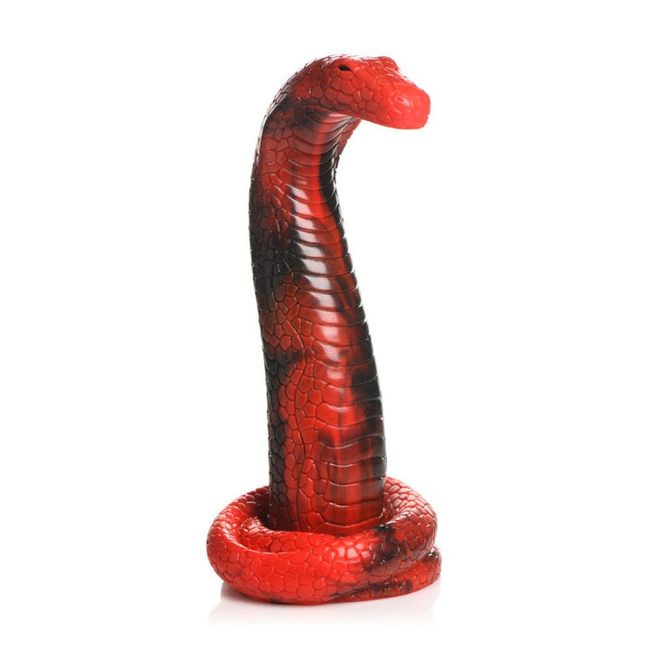 Buy Creature Cocks King Cobra Silicone Dildo - Red 21.4 cm Fantasy Dildo – Naughtyhut NZ sex toys online. Discreet delivery & top brands.