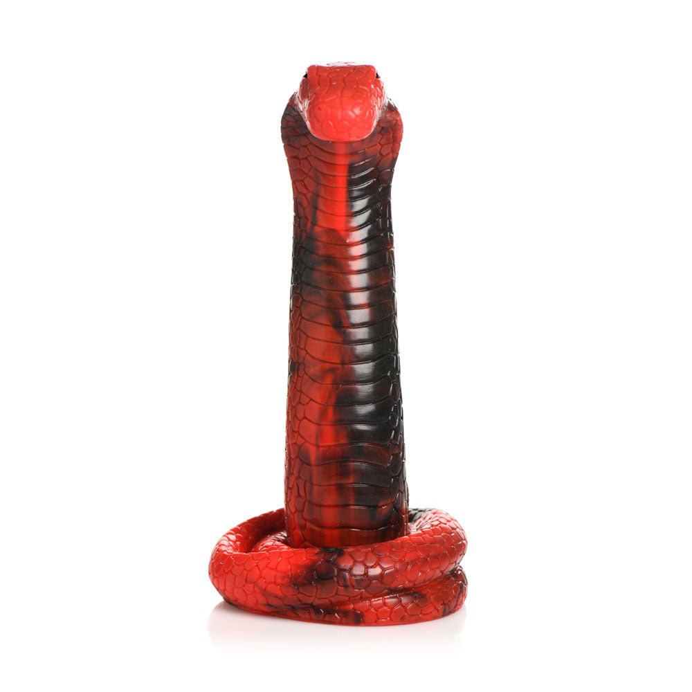 Buy Creature Cocks King Cobra Silicone Dildo - Red 21.4 cm Fantasy Dildo – Naughtyhut NZ sex toys online. Discreet delivery & top brands.