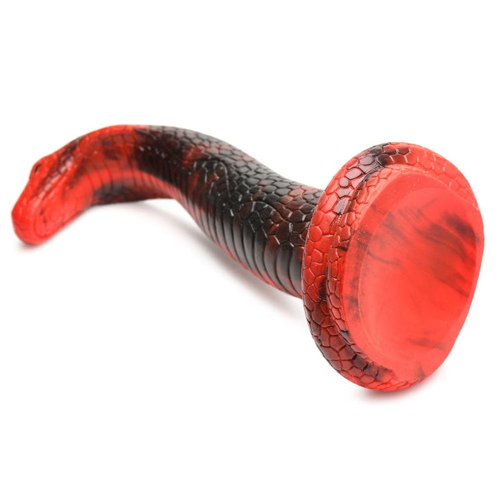 Buy Creature Cocks King Cobra Silicone Dildo - Red 21.4 cm Fantasy Dildo – Naughtyhut NZ sex toys online. Discreet delivery & top brands.