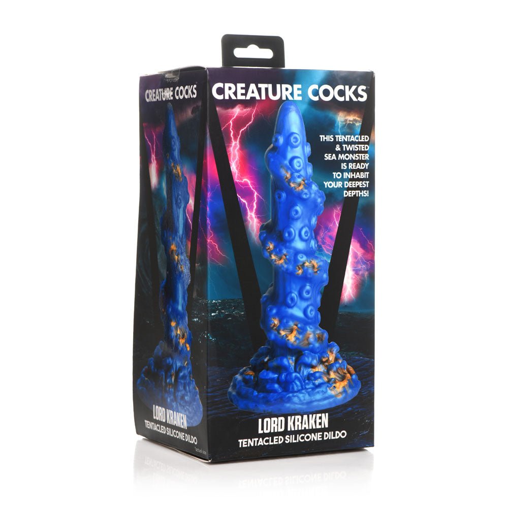 Buy Creature Cocks Lord Kraken Dildo - Blue 21 cm Fantasy Tentacle Dildo – Naughtyhut NZ sex toys online. Discreet delivery & top brands.