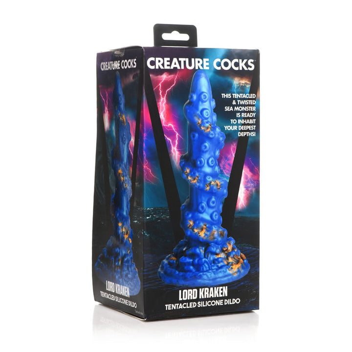 Buy Creature Cocks Lord Kraken Dildo - Blue 21 cm Fantasy Tentacle Dildo – Naughtyhut NZ sex toys online. Discreet delivery & top brands.