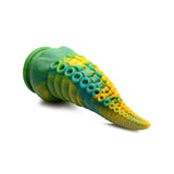 Buy Creature Cocks Monstropus Tentacled Monster Silicone Dildo - Green/Yellow 21.6 cm Fantasy Dildo – Naughtyhut NZ sex toys online. Discreet delivery & top brands.