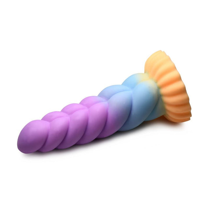 Buy Creature Cocks Mystique Silicone Unicorn Dildo - Coloured 21 cm Fantasy Dildo – Naughtyhut NZ sex toys online. Discreet delivery & top brands.