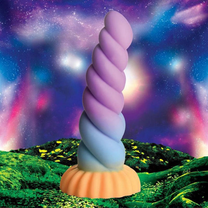 Buy Creature Cocks Mystique Silicone Unicorn Dildo - Coloured 21 cm Fantasy Dildo – Naughtyhut NZ sex toys online. Discreet delivery & top brands.