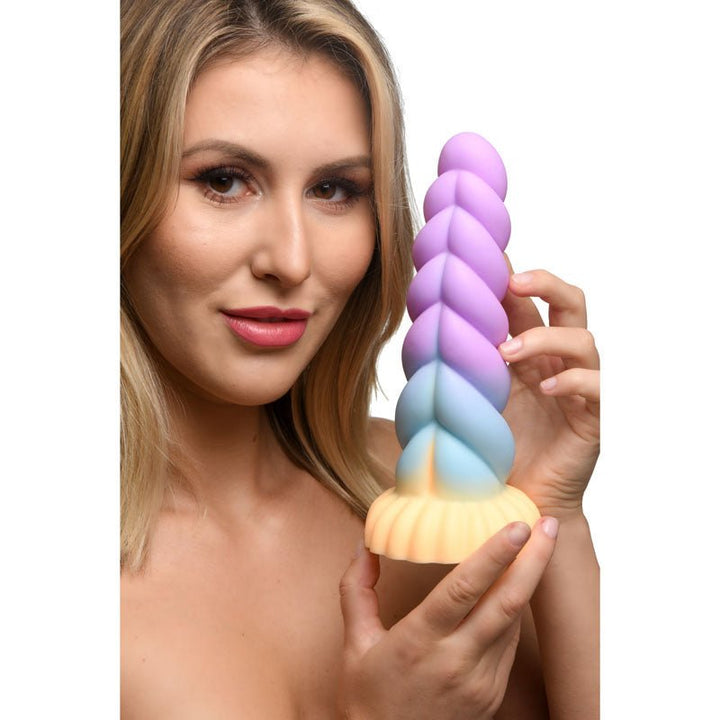 Buy Creature Cocks Mystique Silicone Unicorn Dildo - Coloured 21 cm Fantasy Dildo – Naughtyhut NZ sex toys online. Discreet delivery & top brands.