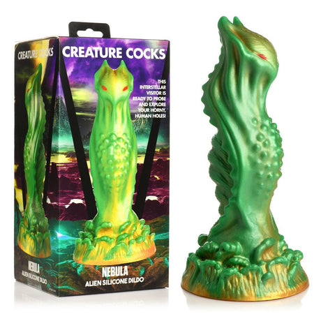 Buy Creature Cocks Nebula - Green 19.3 cm Alien Fantasy Dildo – Naughtyhut NZ sex toys online. Discreet delivery & top brands.