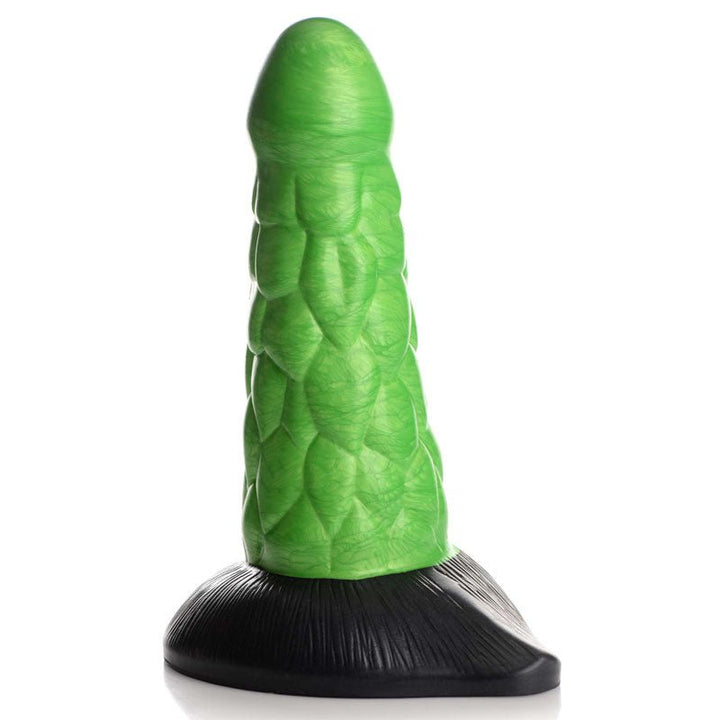 Buy Creature Cocks Radioactive Reptile Thick Scaly Silicone Dildo - Green 19 cm Dildo – Naughtyhut NZ sex toys online. Discreet delivery & top brands.