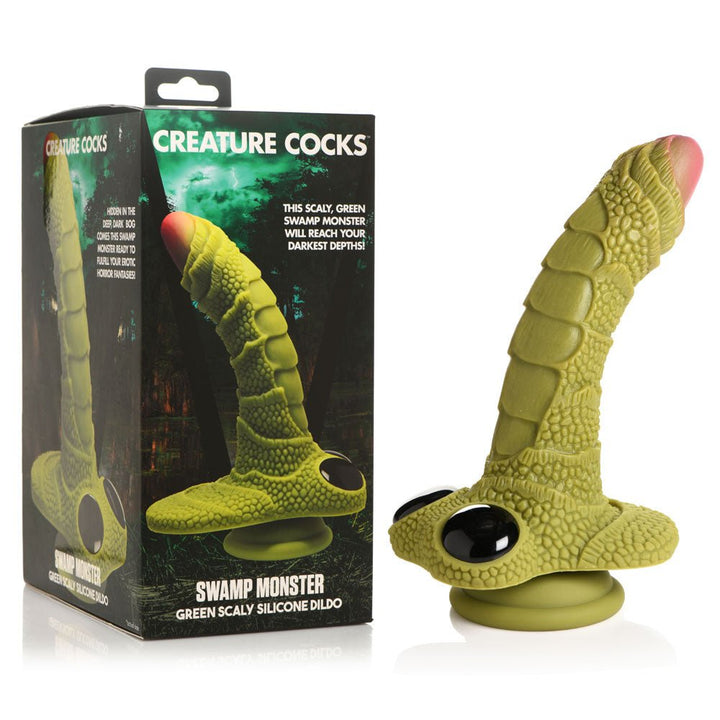 Buy Creature Cocks Swamp Monster - Green 23.9 cm Fantasy Dildo – Naughtyhut NZ sex toys online. Discreet delivery & top brands.