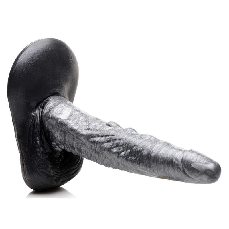 Buy Creature Cocks The Gargoyle Rock Hard Silicone Dildo - Silver 23.6 cm Fantasy Dildo – Naughtyhut NZ sex toys online. Discreet delivery & top brands.