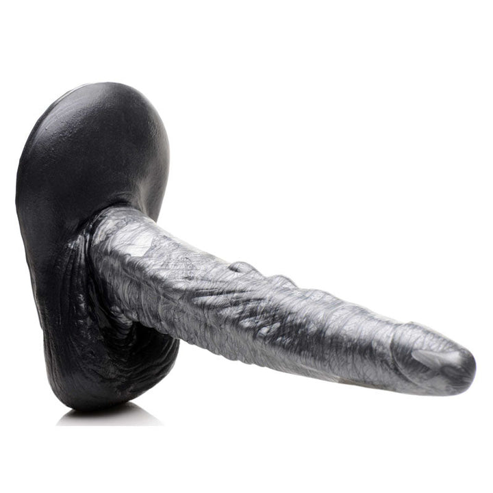 Buy Creature Cocks The Gargoyle Rock Hard Silicone Dildo - Silver 23.6 cm Fantasy Dildo – Naughtyhut NZ sex toys online. Discreet delivery & top brands.
