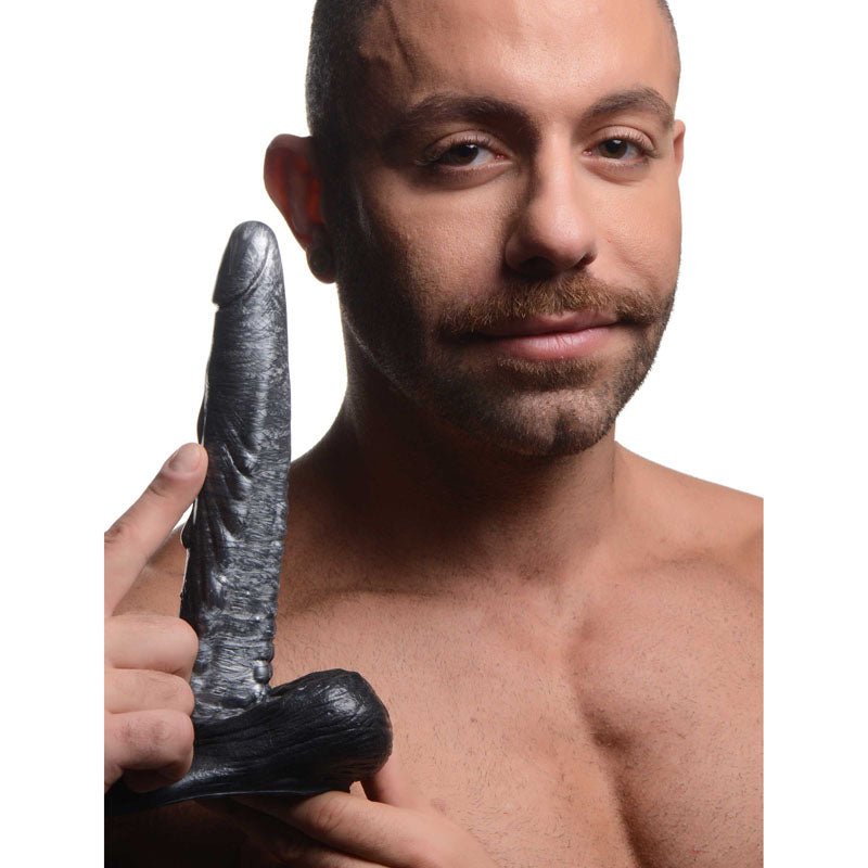 Buy Creature Cocks The Gargoyle Rock Hard Silicone Dildo - Silver 23.6 cm Fantasy Dildo – Naughtyhut NZ sex toys online. Discreet delivery & top brands.