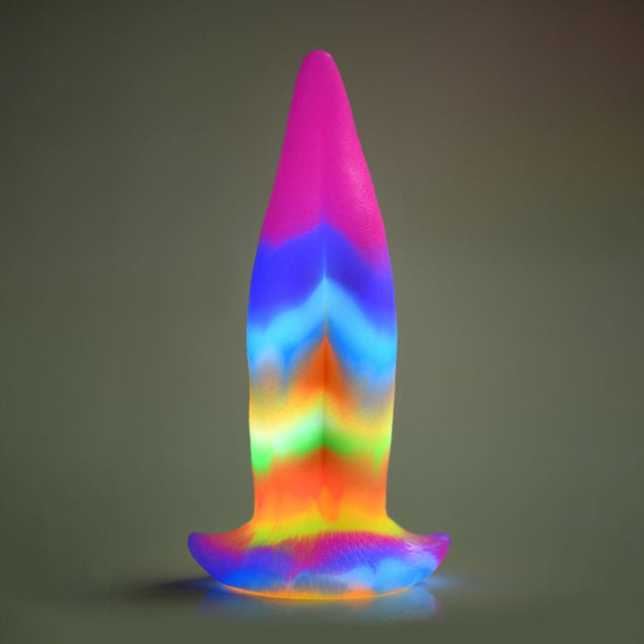 Buy Creature Cocks Unicorn Kiss Silicone Dildo - Coloured 21.4 cm Fantasy Unicorn Tongue Dildo – Naughtyhut NZ sex toys online. Discreet delivery & top brands.
