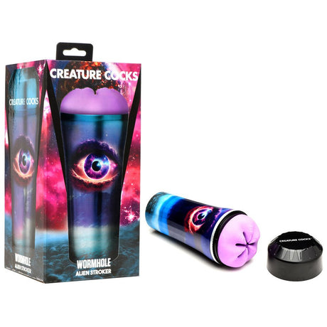 Buy Creature Cocks Wormhole Alien Stroker - Purple Fantasy Stroker – Naughtyhut NZ sex toys online. Discreet delivery & top brands.