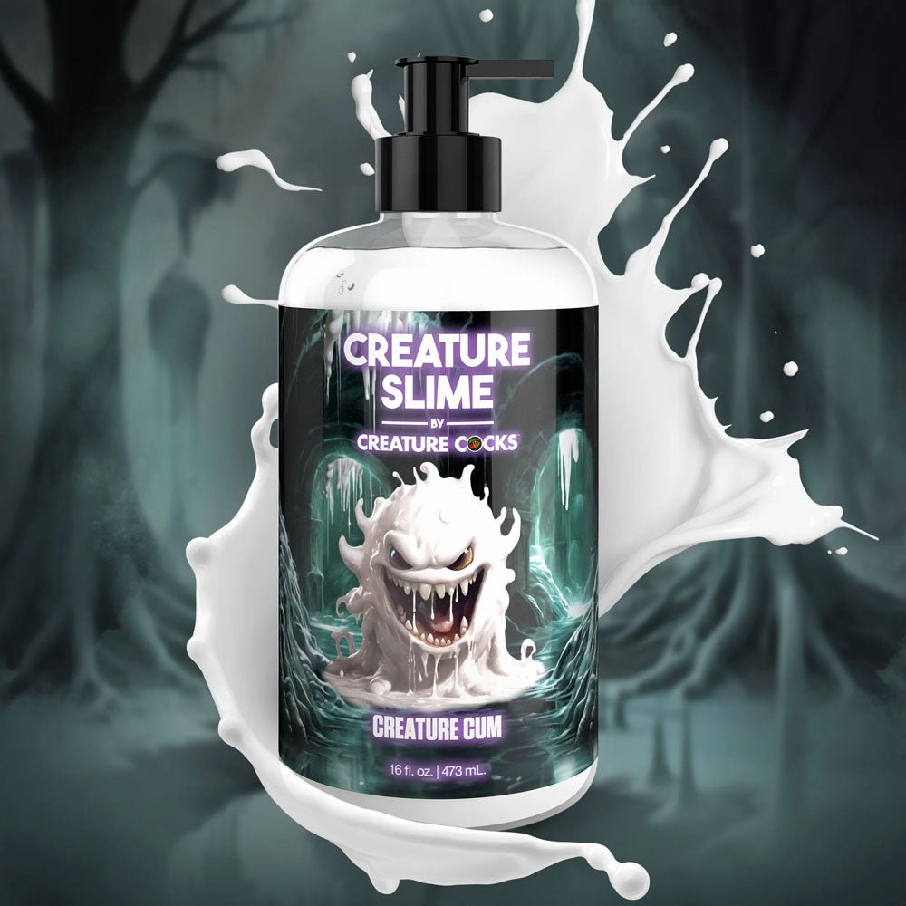 Buy Creature Slime by Creature Cocks - Creature Cum - Cum Lubricant - 473 ml Pump Bottle – Naughtyhut NZ sex toys online. Discreet delivery & top brands.