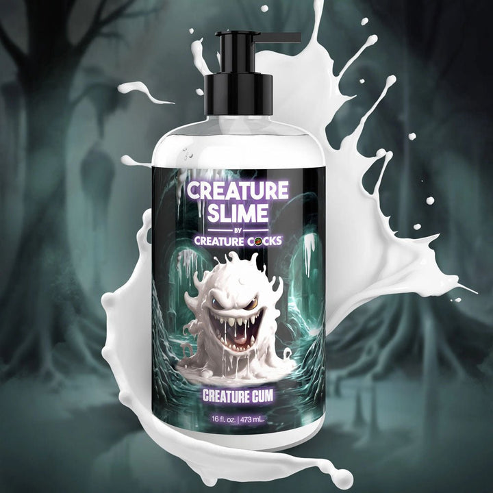 Buy Creature Slime by Creature Cocks - Creature Cum - Cum Lubricant - 473 ml Pump Bottle – Naughtyhut NZ sex toys online. Discreet delivery & top brands.