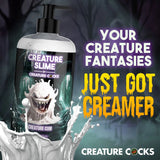 Buy Creature Slime by Creature Cocks - Creature Cum - Cum Lubricant - 473 ml Pump Bottle – Naughtyhut NZ sex toys online. Discreet delivery & top brands.