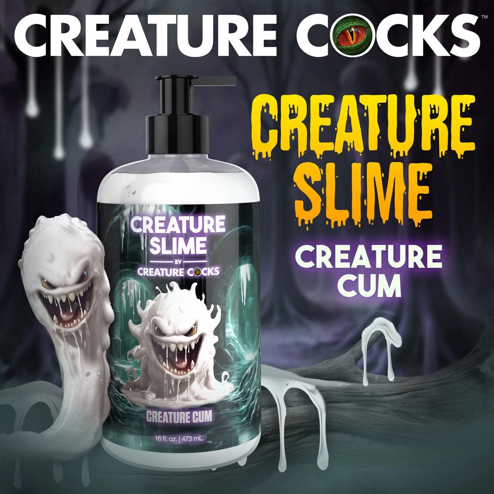 Buy Creature Slime by Creature Cocks - Creature Cum - Cum Lubricant - 473 ml Pump Bottle – Naughtyhut NZ sex toys online. Discreet delivery & top brands.