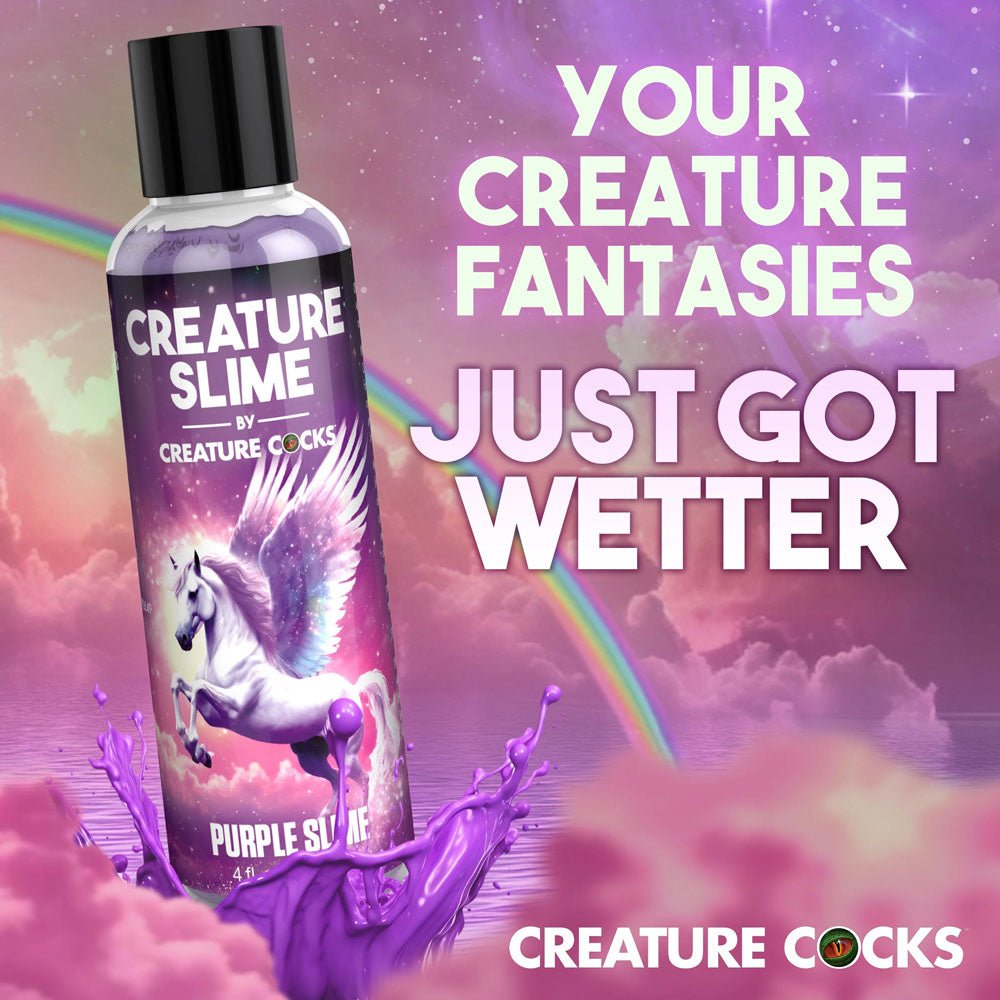Buy Creature Slime by Creature Cocks - Purple Slime - Purple Water Based Lubricant - 118 ml Bottle – Naughtyhut NZ sex toys online. Discreet delivery & top brands.