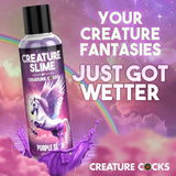 Buy Creature Slime by Creature Cocks - Purple Slime - Purple Water Based Lubricant - 118 ml Bottle – Naughtyhut NZ sex toys online. Discreet delivery & top brands.