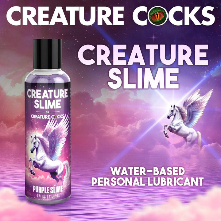 Buy Creature Slime by Creature Cocks - Purple Slime - Purple Water Based Lubricant - 118 ml Bottle – Naughtyhut NZ sex toys online. Discreet delivery & top brands.